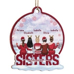 Custom Name Christmas Gifts for Sisters - Personalized Ornament