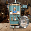 An Amazing Cat Dad - Personalized Tumbler - Gift For Dad