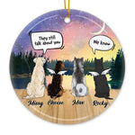 Custom Name Pet Memorial Christmas Gifts - Personalized Ornament