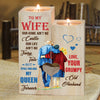 From Your Grumpy Old Husband - Couple Candle Holder - Christmas Gift For Wife