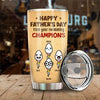 From Your Swimming Champions Happy Father's Day - Gift For Dad, Gift For Father's Day - Personalized Tumbler