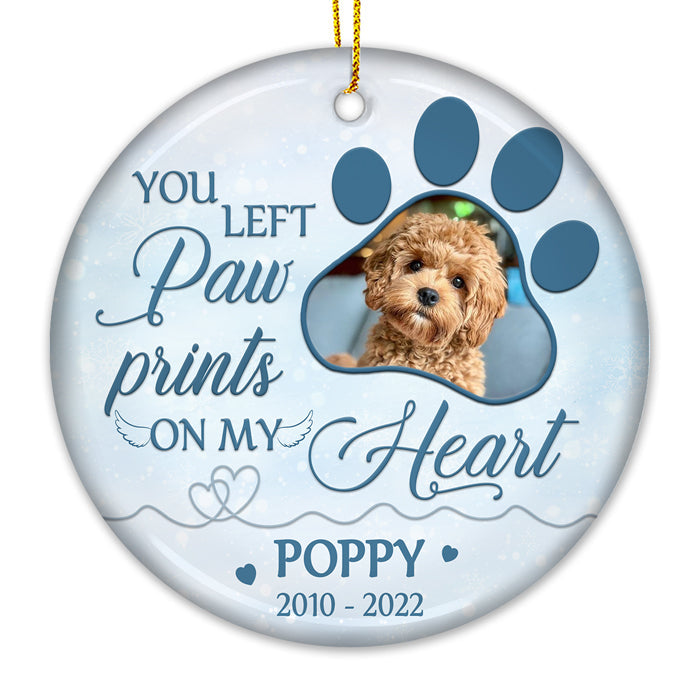 Custom Pet Photo Memorial Gifts for Dog Lovers - Personalized Ornament