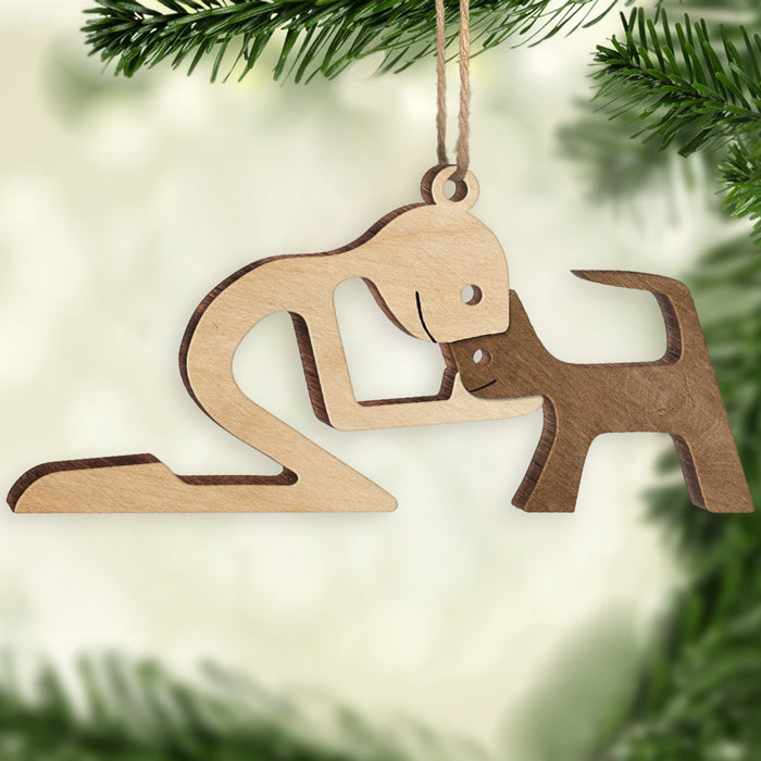 My Beloved Fur Baby - Wood Shaped Christmas Ornament - Gift For Pet Lovers, Christmas Gift