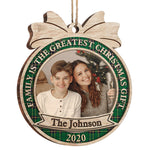 Custom Photo Family Christmas Gifts - Personalized Ornament