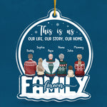 Custom Name Family Christmas Gifts - Personalized Ornament