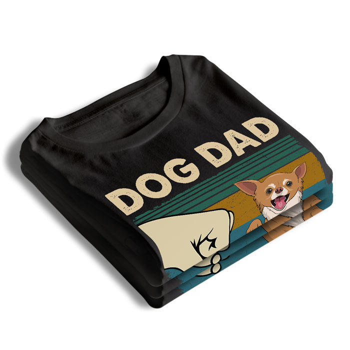Custom Name Dog Dad Gifts for Men - Personalized Apparel