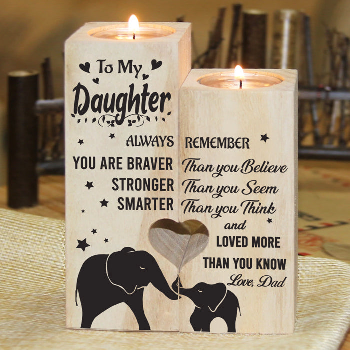 Daughter Encouragement Gifts - Color Candle Holder
