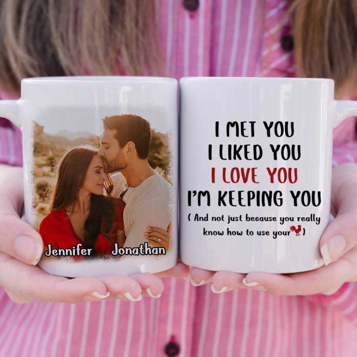 Custom Photo Romantic Couple Gifts - Personalized Mugs