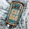 An Amazing Cat Dad - Personalized Tumbler - Gift For Dad