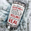 I'm A Proud Mama And My Boy Is On That Field - Gift For Mom, Personalized Tumbler