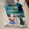 Life Is Better With Dogs - Personalized Custom Blanket - Gift For Dog Lovers, Pet Lovers, Christmas Gift