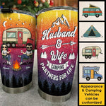 Custom Name Camping Gifts for Couples - Personalized Tumbler