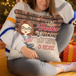 Custom Name Book Lover Gifts for Women - Personalized Pillow