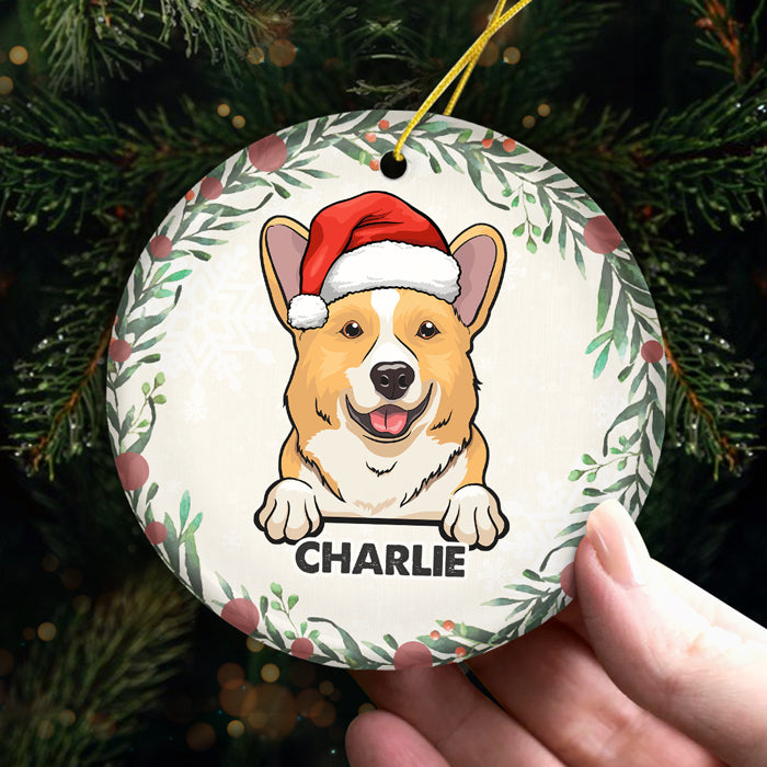 Custom Name Christmas Cat Gifts for Cat Lovers - Personalized Ornament