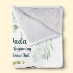 Custom Name Baby Announcement Gifts for Family - Personalized Blanket