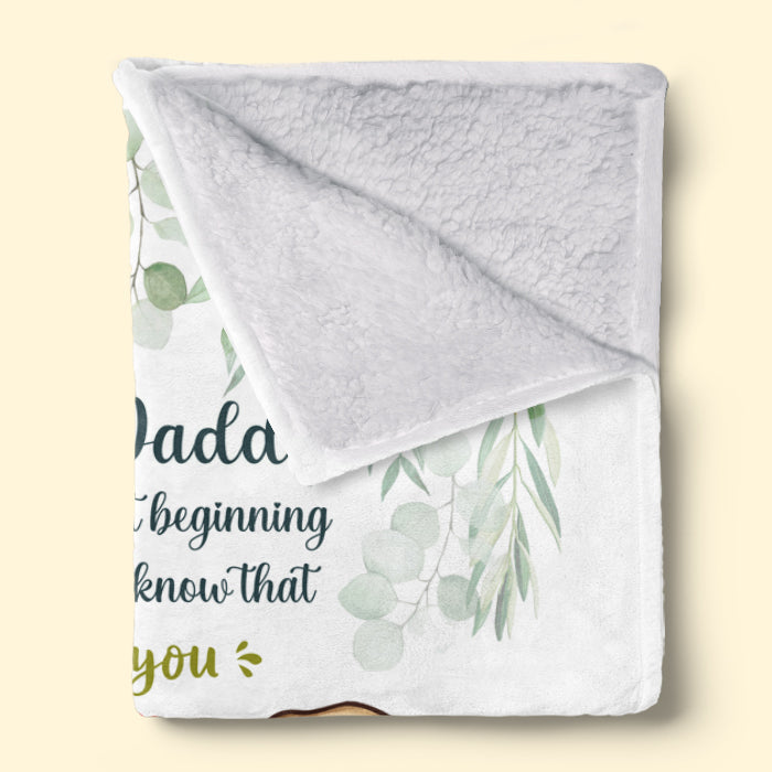 Our Adventures Are About To Start - Family Personalized Custom Baby Blanket - Baby Shower Gift, Gift For First Mom