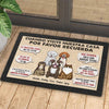 Cuando Visites Mi/Nuestra Casa Por Favor Recuerda - Personalized Decorative Mat Spanish