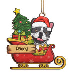 Custom Name Christmas Cat Gifts - Personalized Ornament