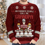 Custom Name Christmas Gifts for Grandpa - Personalized Sweatshirt