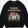 Grandpa & Grandkids Are Best Friends For Life - Personalized Unisex T-shirt, Hoodie, Sweatshirt - Gift For Grandpa, Grandparents