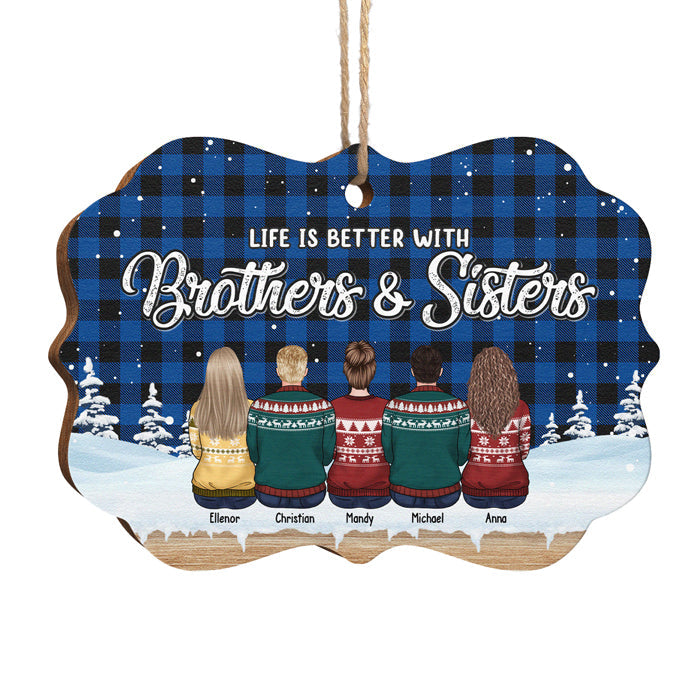 Custom Name Christmas Family Gifts for Parents - Personalized Ornament