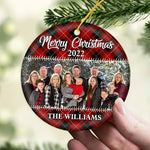 Custom Family Photo Christmas Gifts - Personalized Ornament