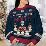 Custom Name Christmas Gifts for Grandpa - Personalized Sweatshirt