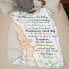 Your Happiness Is Born - Family Personalized Custom Baby Blanket - Baby Shower Gift, Gift For First Mom