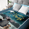 Life Is Better With Dogs - Personalized Custom Blanket - Gift For Dog Lovers, Pet Lovers, Christmas Gift
