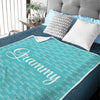 Warm and Cozy - Family Personalized Custom Blanket - Gift For Grandparents, Grandma, Grandpa