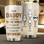 Custom Name Funny Daddy Gifts for Father - Personalized Tumbler