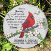 This Is A Journey We All Must Take - Personalized Memorial Stone, Human Grave Marker - Memorial Gift, Sympathy Gift