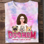 Custom Name Dog Mom Gifts for Women - Personalized AOP T-Shirt