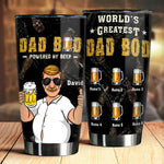 Custom Name Funny Beer Dad Gifts - Personalized Tumbler
