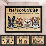 Custom Name Funny Dog Lover Gifts - Personalized Doormat