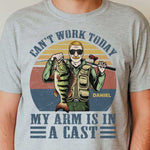 Custom Name Funny Fishing Gifts for Men - Personalized Apparel