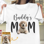 Custom Pet Photo Dog Mom Gifts - Personalized Apparel