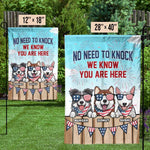 Patriotic Dog Burger Donut Sushi Garden Decor - Decorative Flag