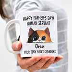 Custom Cat Name Father's Day Gifts for Cat Dads - Personalized Mug