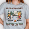 Camping Partners For Life - Personalized Unisex T-shirt, Hoodie - Gift For Couples, Gift For Camping Lovers