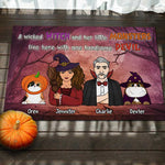 Custom Name Halloween Witch Family Gifts - Personalized Doormat
