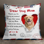 Custom Dog Photo Gifts for Dog Moms - Personalized Pillow