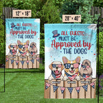 Custom Name Patriotic Dog Gifts for Dog Lovers - Personalized Flag