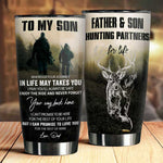 Father and Son Hunting Partners Gifts - Tumbler
