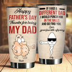 Custom Name Funny Father's Day Gifts for Dad - Personalized Tumbler
