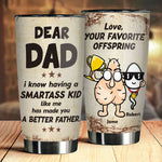 Custom Name Funny Gifts for Dad - Personalized Tumbler
