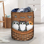 Custom Name Cat Lover Gifts - Personalized Laundry Basket