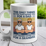 Custom Dad Grandpa Gifts - Personalized Mugs