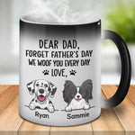 Custom Pet Name Dog Dad Father's Day Gifts - Personalized Mug