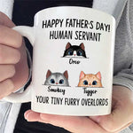 Custom Cat Name Father's Day Gifts for Cat Dads - Personalized Mug